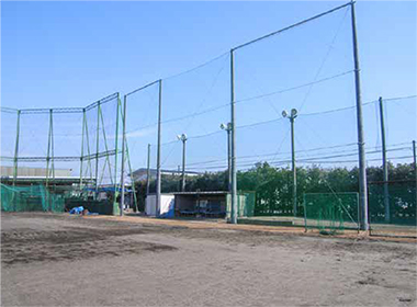 防球ﾈｯﾄ設置(大垣商業高校)の画像